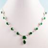Green Onyx Cab E - SDN964 Sterling 925 Silver Manufacturer Semiprecious Gemstone Handmade Necklace SDN964